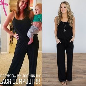 Black jumpsuit